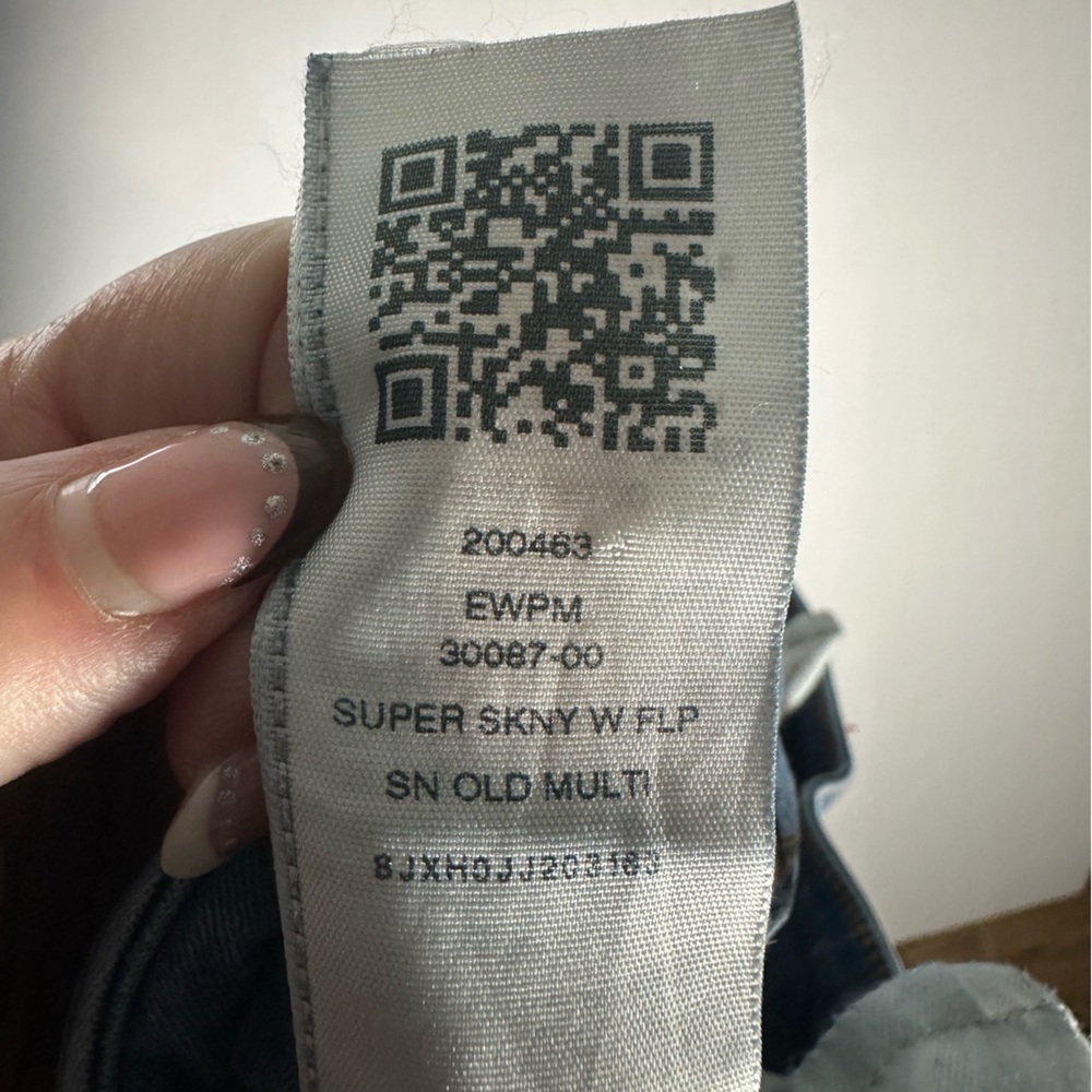 True Religion Women's Size 28 Skinny Jeans Blue Denim Y2K Designer - Picture 8 of 8